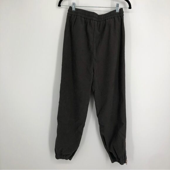 Zara Joggers Womens Small Gray Ankle Zips Casual Comfy - Picture 3 of 8